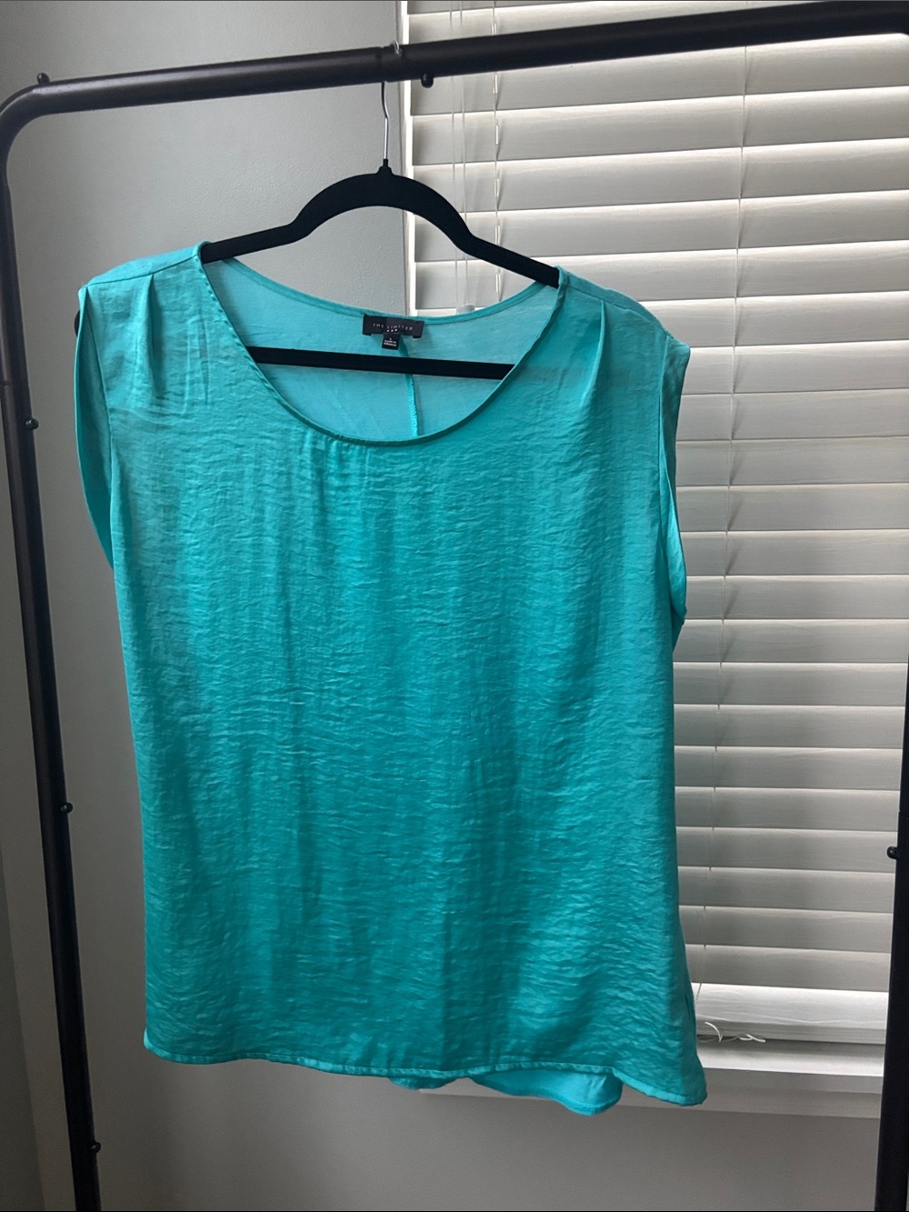 The Limited Teal Scoop-Neck Sleeveless Camisole